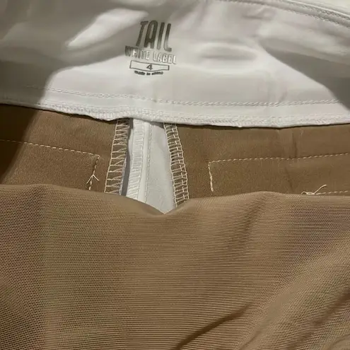 Tail Golf Shorts Womens 4 Stretch Essential White Chalk Knit Active Easy Care