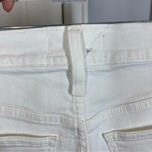 Madewell  Petite‎ Kick Out Crop Jeans size 26P Petite in pure white nwt spring