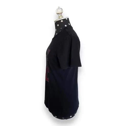 The Victory Womens Tee Sz M UGA Dawgs Sweet Tea SEC Black Red Bulldogs Black