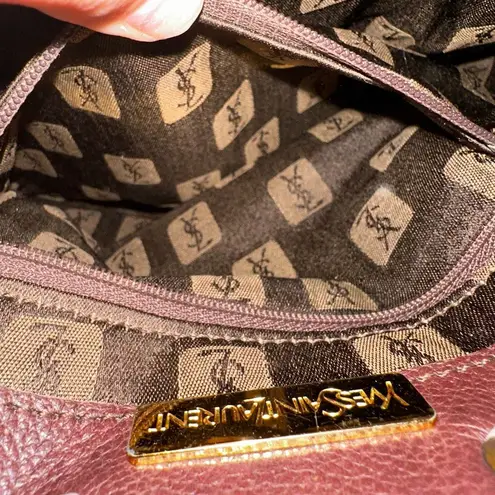 YSL Yves Saint Laurent Vintage Bucket Bag Brown Leather