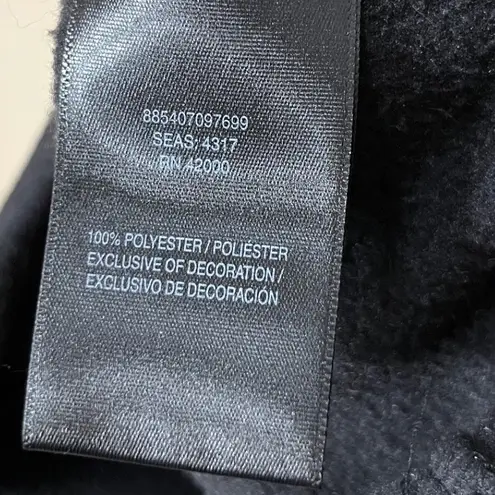 Holiday Editions Womens Black Fleece Ghost Trick or Treat Vest Size S