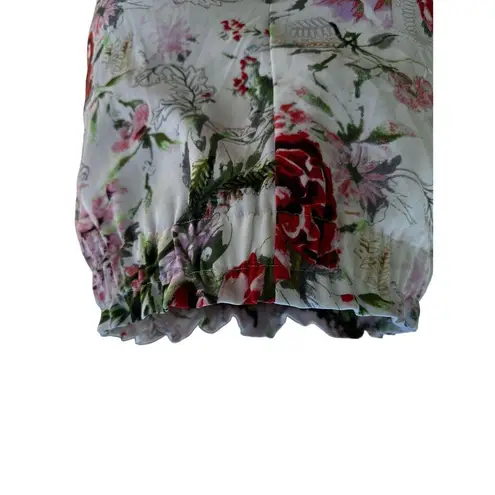 Dex Floral Paper Bag Waist Shorts Small