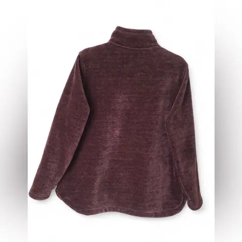 32 Degrees Heat Women's Fleece Pullover 1/4 Zip Purple Size L