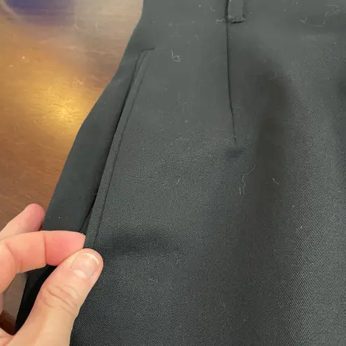 Rafaella Vintage Pencil Skirt Womens 6 Black Pleated Belted Pocket Worsted Wool