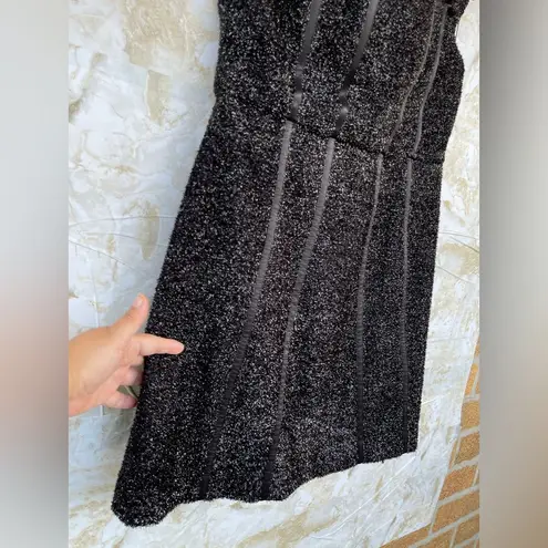 Alice McCALL She's Electric Mini Dress Black Metallic size medium /8