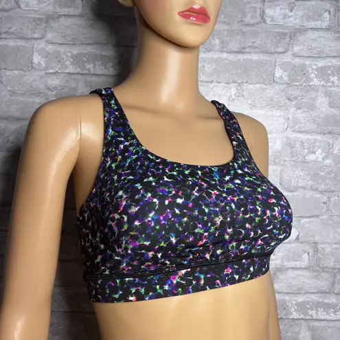 Lululemon Energy Bra Luxtreme NWT Size 4 Black Blue SMMI *Limited Edition*