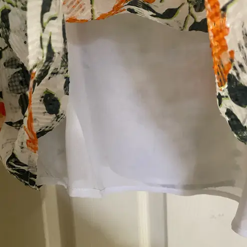 Club Monaco Floral Blouse