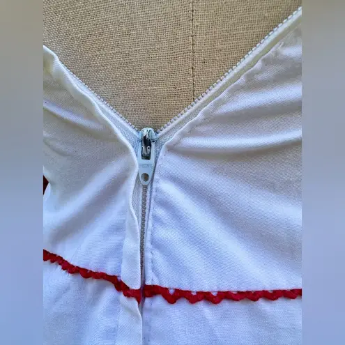 Gunne Sax Vintage 1970s Junior Scene Red and White Gingham STYLE Prairie Dress