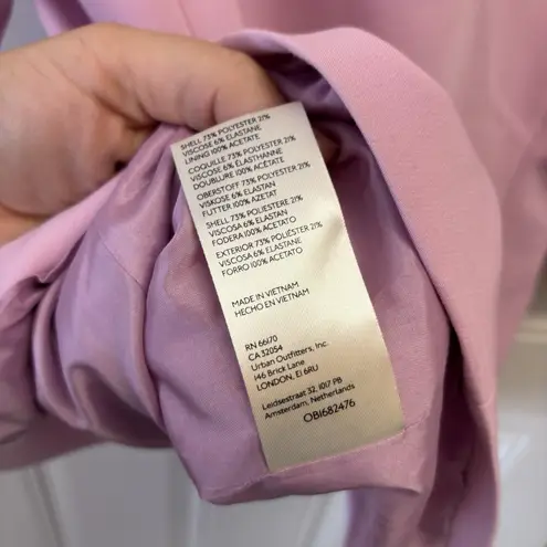 Anthropologie Maeve Roll Sleeve Blazer Purple Lavender‎ US 2 Women's