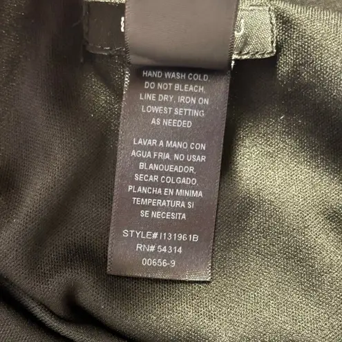 Bisou Bisou Black Lace Bodycon Dress Sz 6 Sleeveless Cocktail Mini Party Bodycon