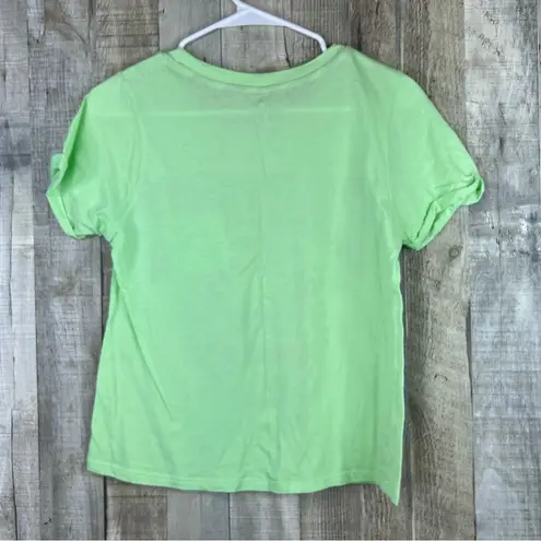 Tresics Size Medium California Republic Short Sleeve Crewneck Lime Green…