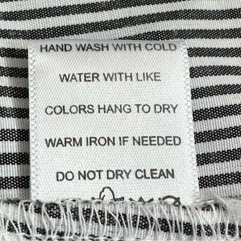 Velzera Boho Embroidered Striped Tassel Dress/Tunic Top