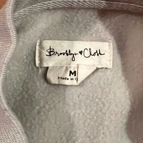 Brooklyn Cloth Tan Self Love Club Cropped Crewneck Women’s Medium