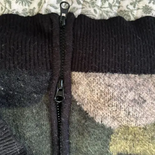 Anatomie Ciara Hoodie Jacket In Cozy 3D Print Green