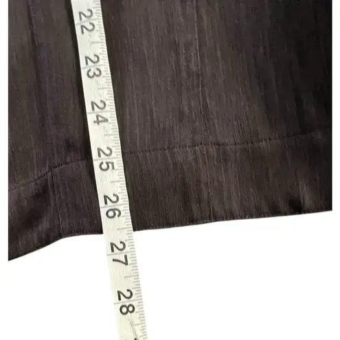 Chico's  Shirt Jacket Women L Chocolate Brown Button Pockets Modern Travel Shacket