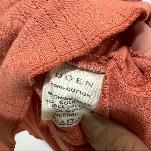 Doen 100% cotton Annie Tee in Bruschetta Red Size XXS