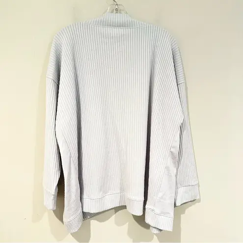 Haven Well Within Sweater Knit Cardigan Womne's XL Pale Blue Athleisure Comfy