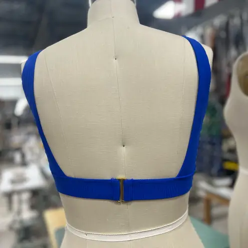 Val Ribbed Swim Top L Blue Size L