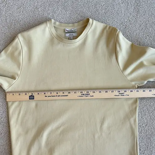 COS Warm Yellow Crew Neck  Cotton Cozy Comfort Sweatshirt Women’s Size Medium