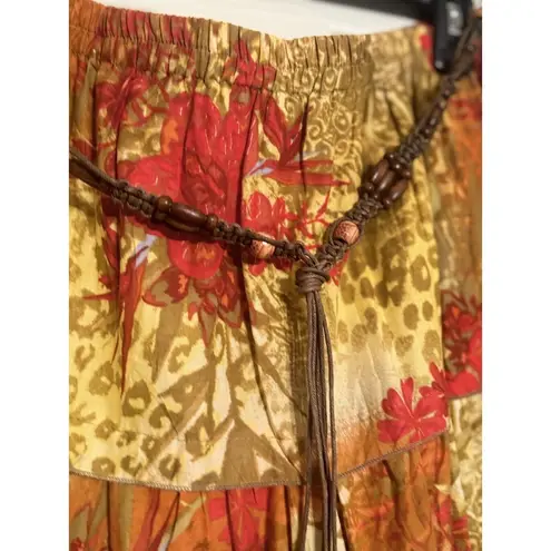 Multiples Women’s Skirt Size Xl Belt Multicolor