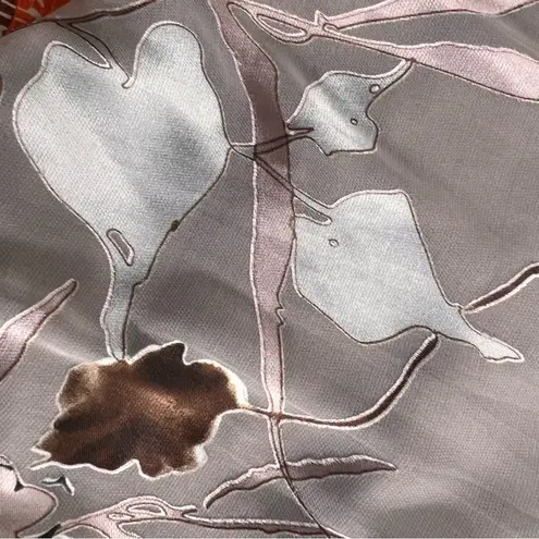 Cachet 90’s Y2K Silk Velvet Burnout Maxi Dress Beaded Whimsigoth Halter White Size 8