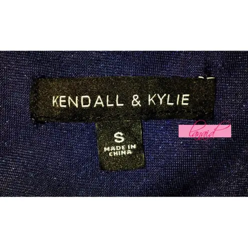 Kendall + Kylie  Crushed Velvet Keyhole Bodycon S