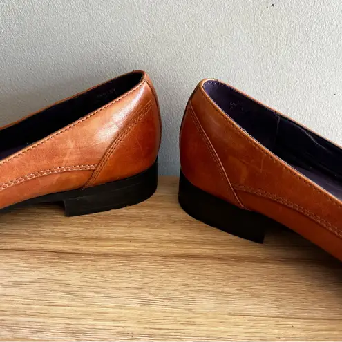 Women’s Hotter Leather Shoes Hamlet with Tassels Fringe size 9 Brown