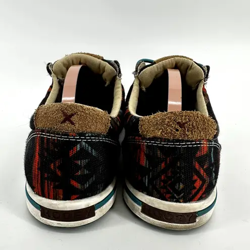 Twisted X Hooey Lopers Sneakers Lace Up Low Top Classic Aztec Multicolor 7.5M
