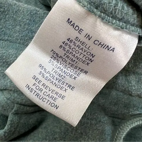 Tyler Boe Quarter Zip Lounger Set in Heathered Patina Green Size undefined