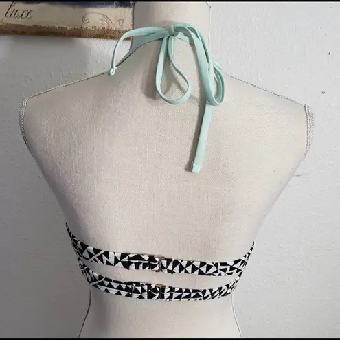 Black Green Multicolor Underwire Padded Triangle Swimwear Lot Of 3 Bikini Top M Black Size M