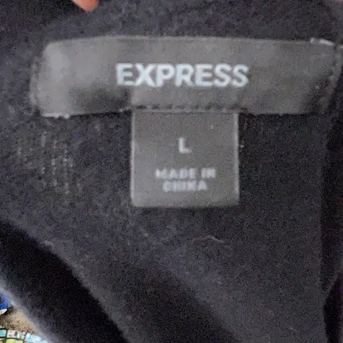 EXPRESS  Cashmere Blend Black Cardigan Sweater