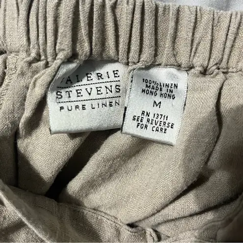Valerie Stevens Vintage Pure Linen 100% Linen Pants Size Medium
