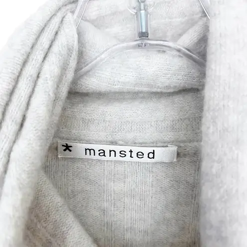 Mansted Cream Merino Wool Turtleneck Sweater Sz S