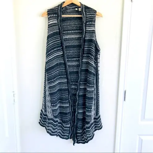 Anthropologie  Moth crochet knit Sleeveless Sweater Vest Duster Size XS/S‎