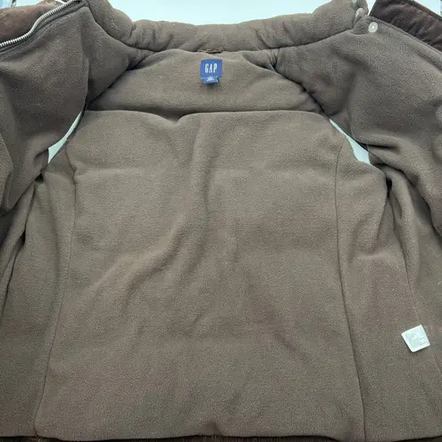 Gap Vintage Y2K  Corduroy Down Puffer Vest Brown