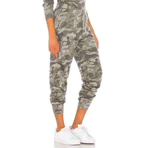 MONROW Camo Sporty Lounge Sweatpants Joggers Green Medium Army Cozy Streetwear
