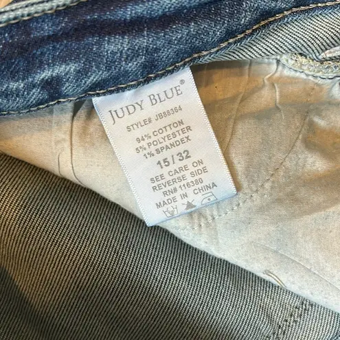 Judy Blue | High Rise | Front Yoke Skinny Dark Wash Jeans | Womens size 15/32