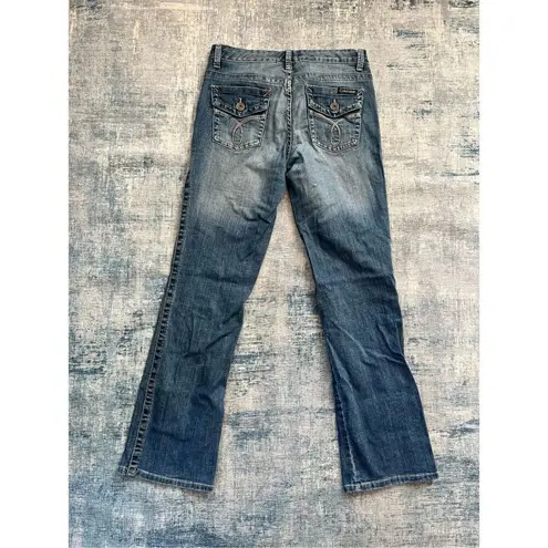 Calvin Klein Jeans Calvin Klein Boot Cut Buttoned Pocket Jeans Size 8