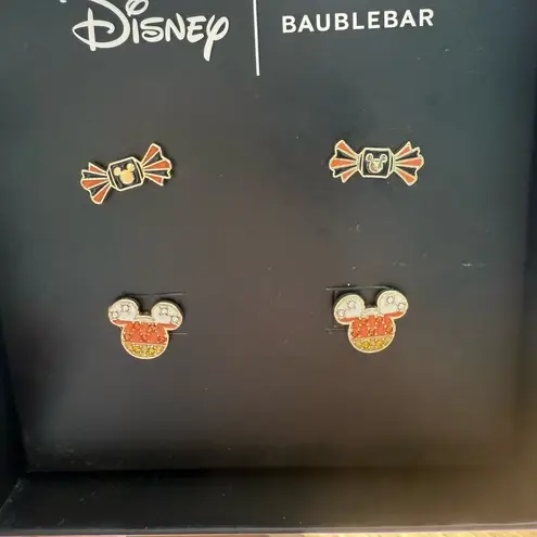 BaubleBar NIB Disney x  Halloween Earring Set - Mickey Candy &‎ Candy Corn - Image 3