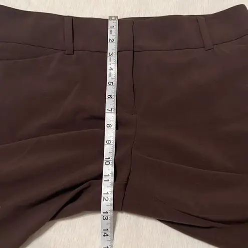 NWOT NY & CO size 12 average brown stretchy zip front pants Brown