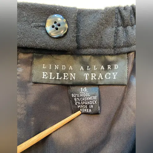 Ellen Tracy Wool cashmere pencil midi skirt, size 15