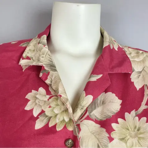 Evan Picone Evan-Picone Two Piece Dress Wrap Skirt Top Matching Floral Faded Red Size 10 Med