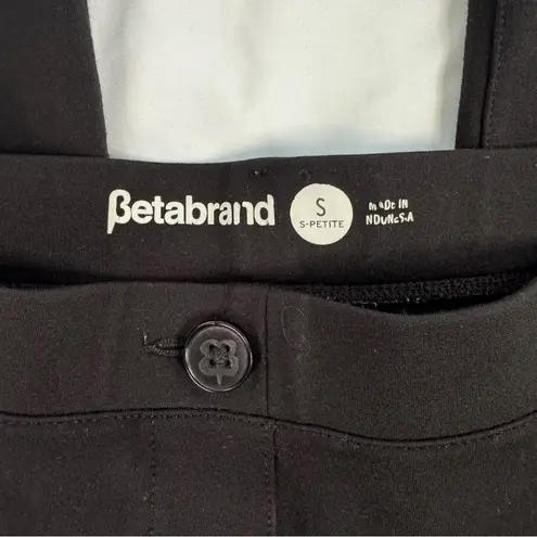 Betabrand Size S SHORT PETITE Black Dress Pant Yoga Pant BootCut Classic Office