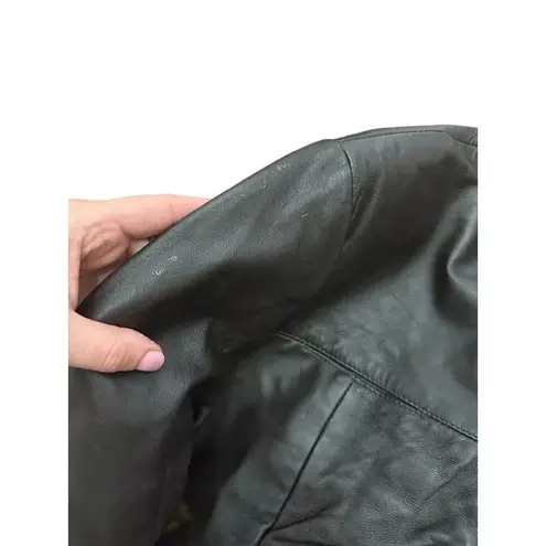 Hudson VTG Leather Jacket Dark Brown Women’s Tagged A (small) NWT Biker Lined