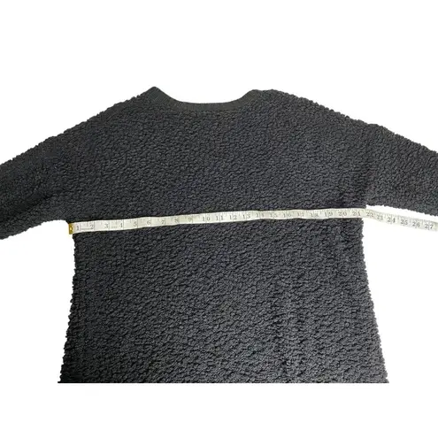 Zenana Premium Womens XL Black Textured Knit Sweater