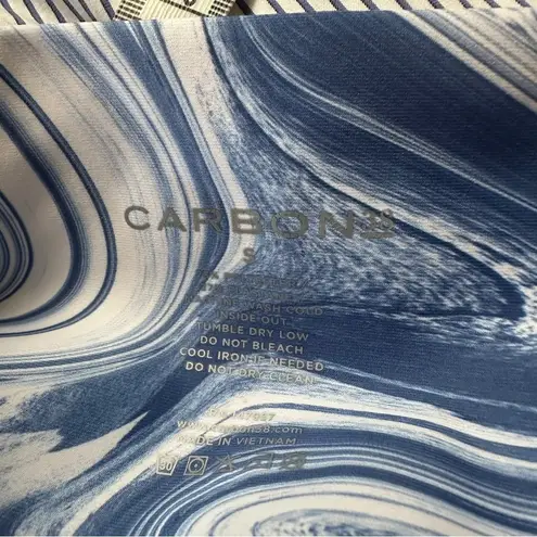 Carbon38 Marble Swirl Blue & White High