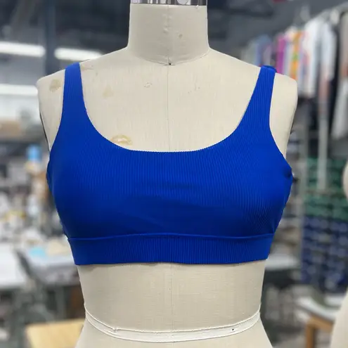 Val Ribbed Swim Top L Blue Size L