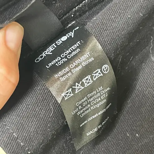 Corset Story SAGE GREEN LONGLINE UNDERBUST CORSET sz UK 16 US 12