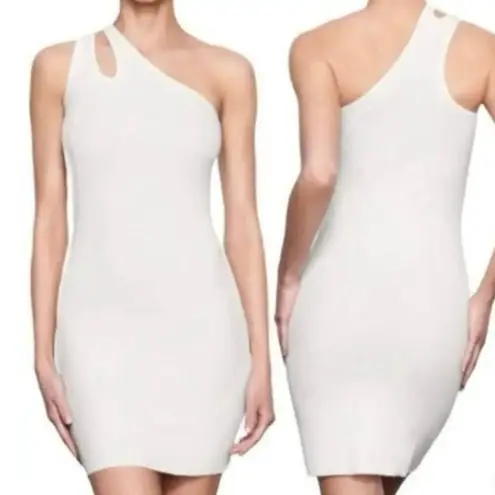 SKIMS Soft Lounge Cut Out One Shoulder Dress Marble NEW w/Tags Size S