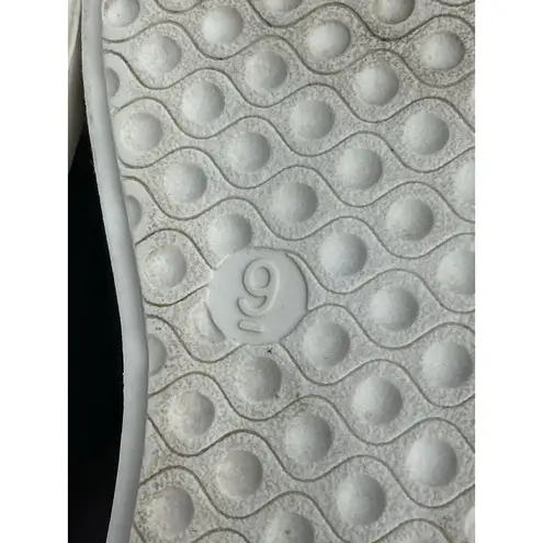 Womans Material Girl Pull On High Top Fashion Sneakers 9 Black Stretch Wedge